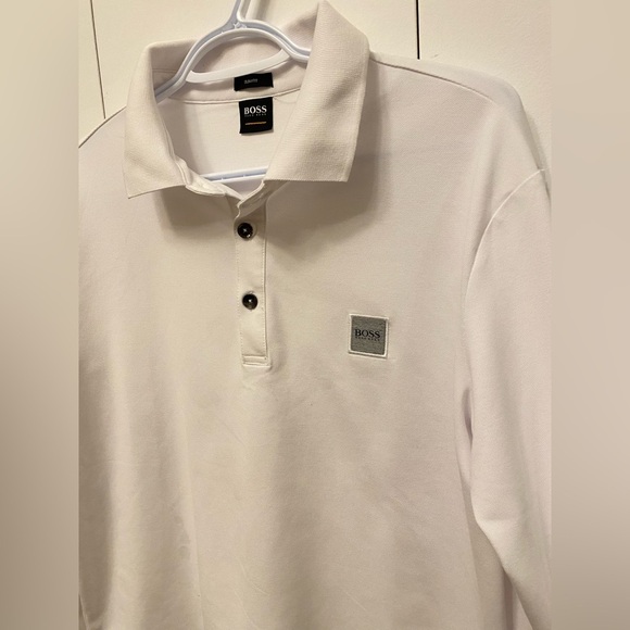 BOSS Boss Slim-Fit Passerby Long Sleeve polo shirt - Picture 3 of 15